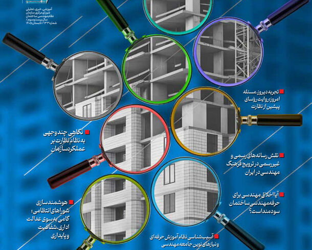 صد و سی‌وسومین شماره نشریه شمس، فصلنامه سازمان نظام مهندسی ساختمان، تابستان ۱۴۰۵ منتشر شد.