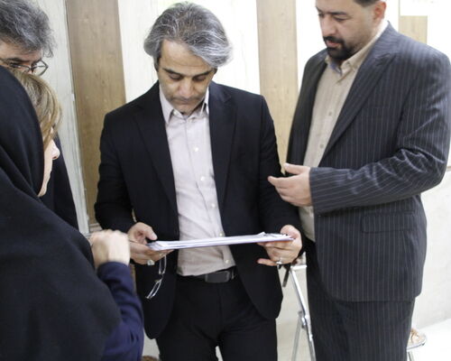 بازدید رییس سازمان نظام مهندسی ساختمان استان البرز از روند برگزاری آزمون‌های ارتقای پایه مهندسان